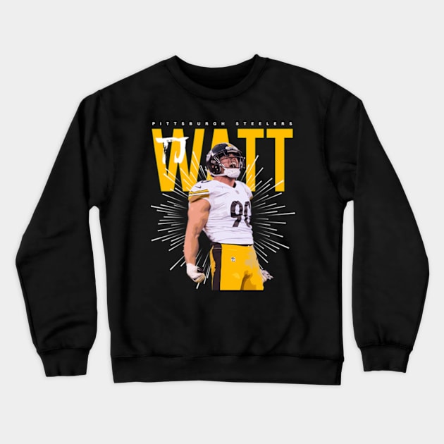 T.J. Watt Crewneck Sweatshirt by Sink-Lux